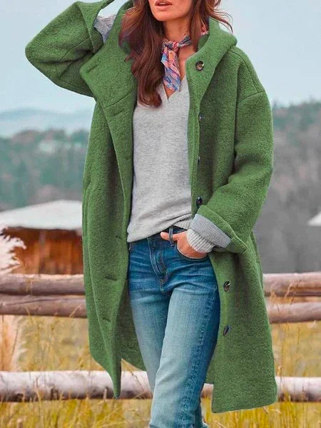 Cozy Chic Wool-Blend Coat