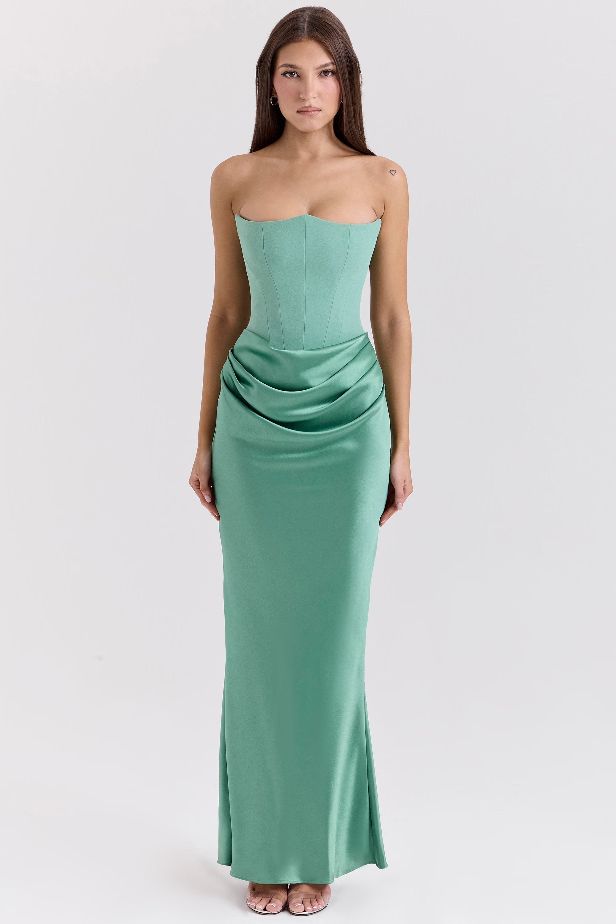 Elegant Corset Maxi Dress