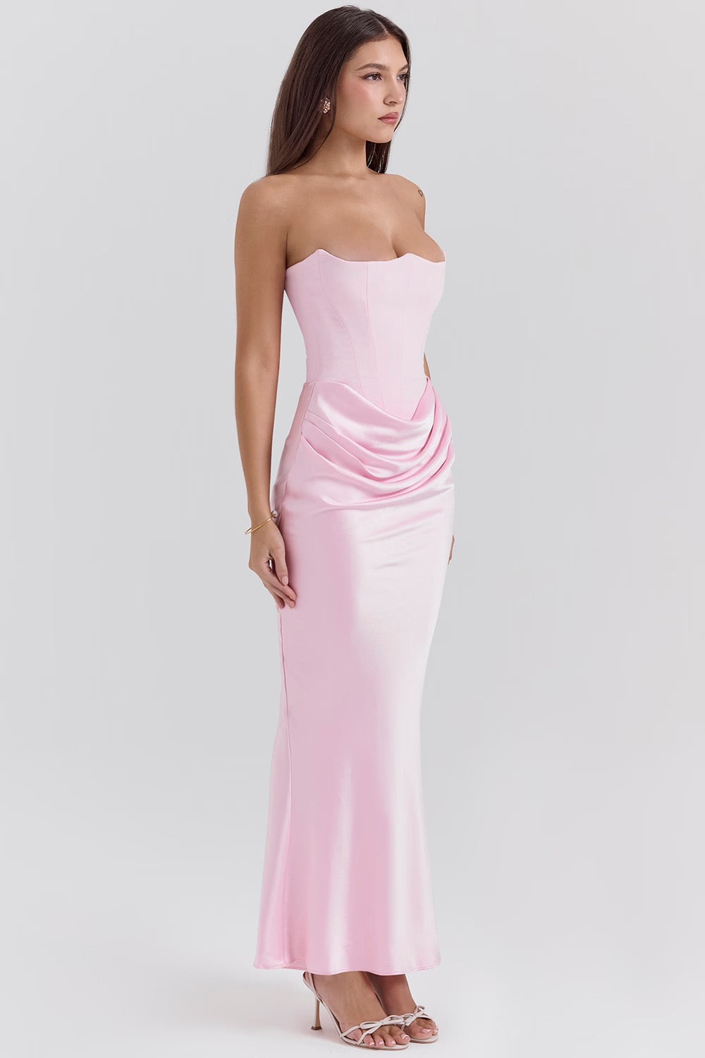 Elegant Corset Maxi Dress