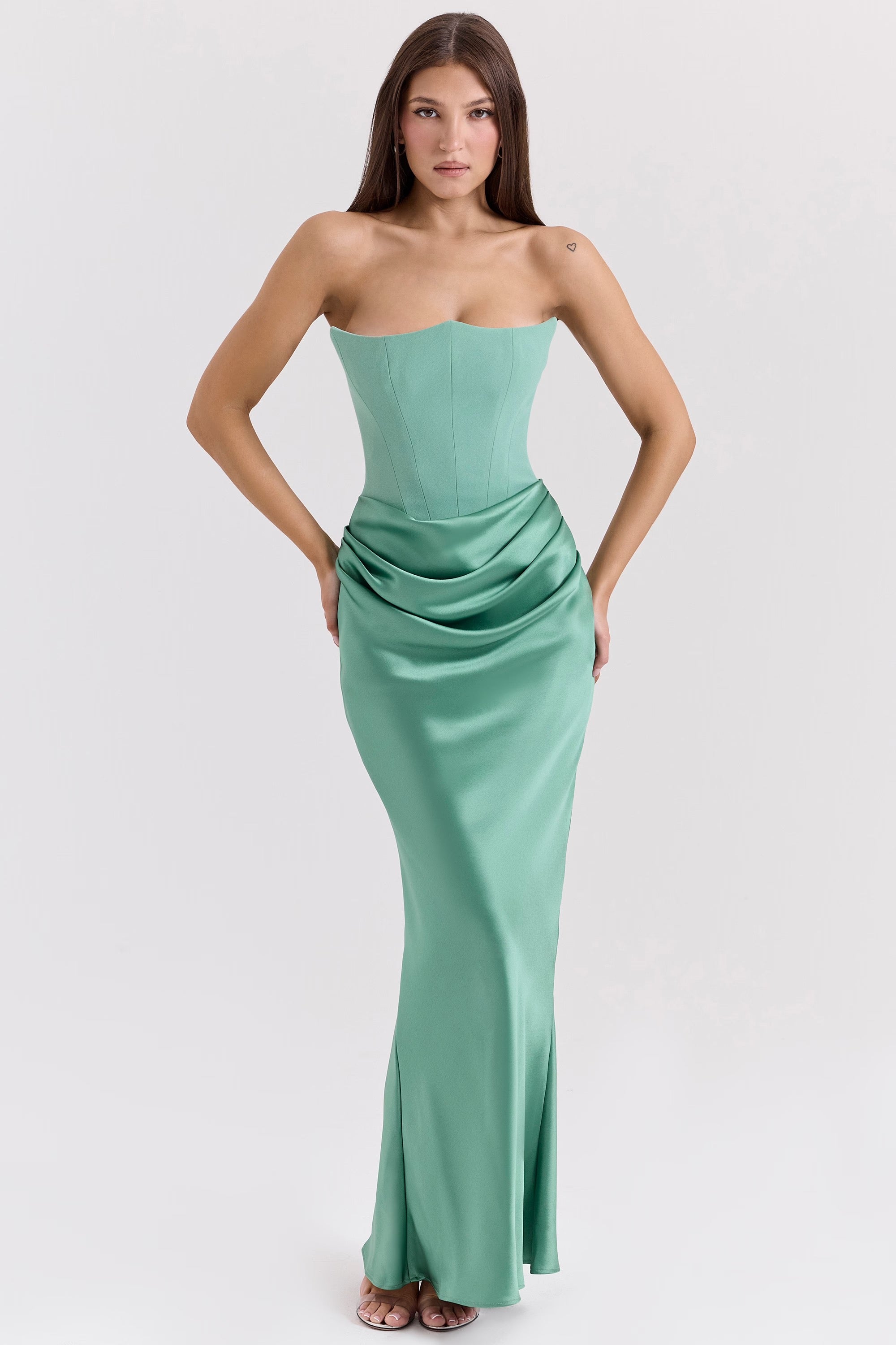 Elegant Corset Maxi Dress