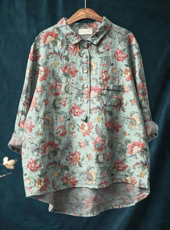 Elegant Floral Blouse