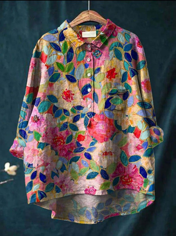 Elegant Floral Blouse