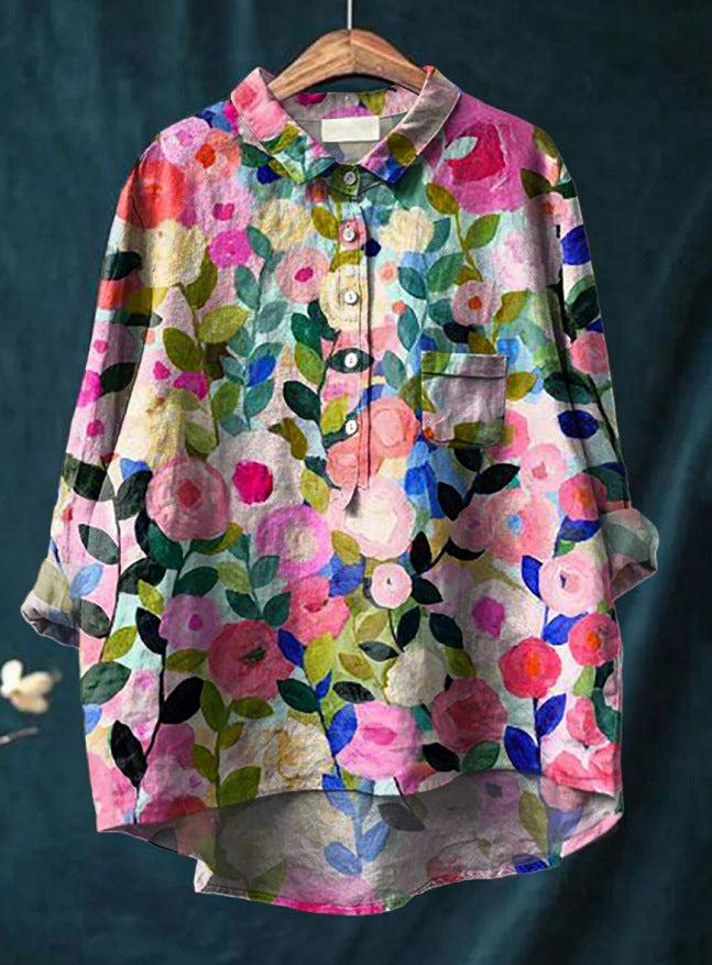 Elegant Floral Blouse