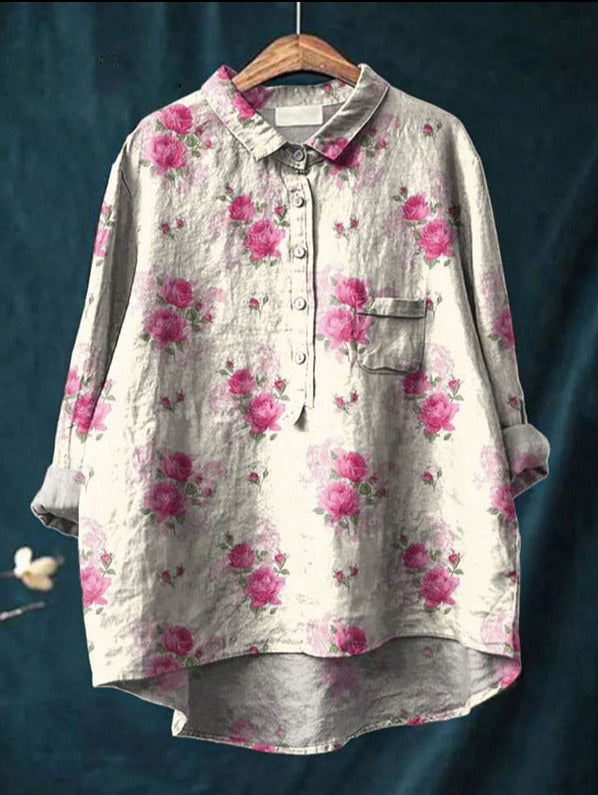 Elegant Floral Blouse