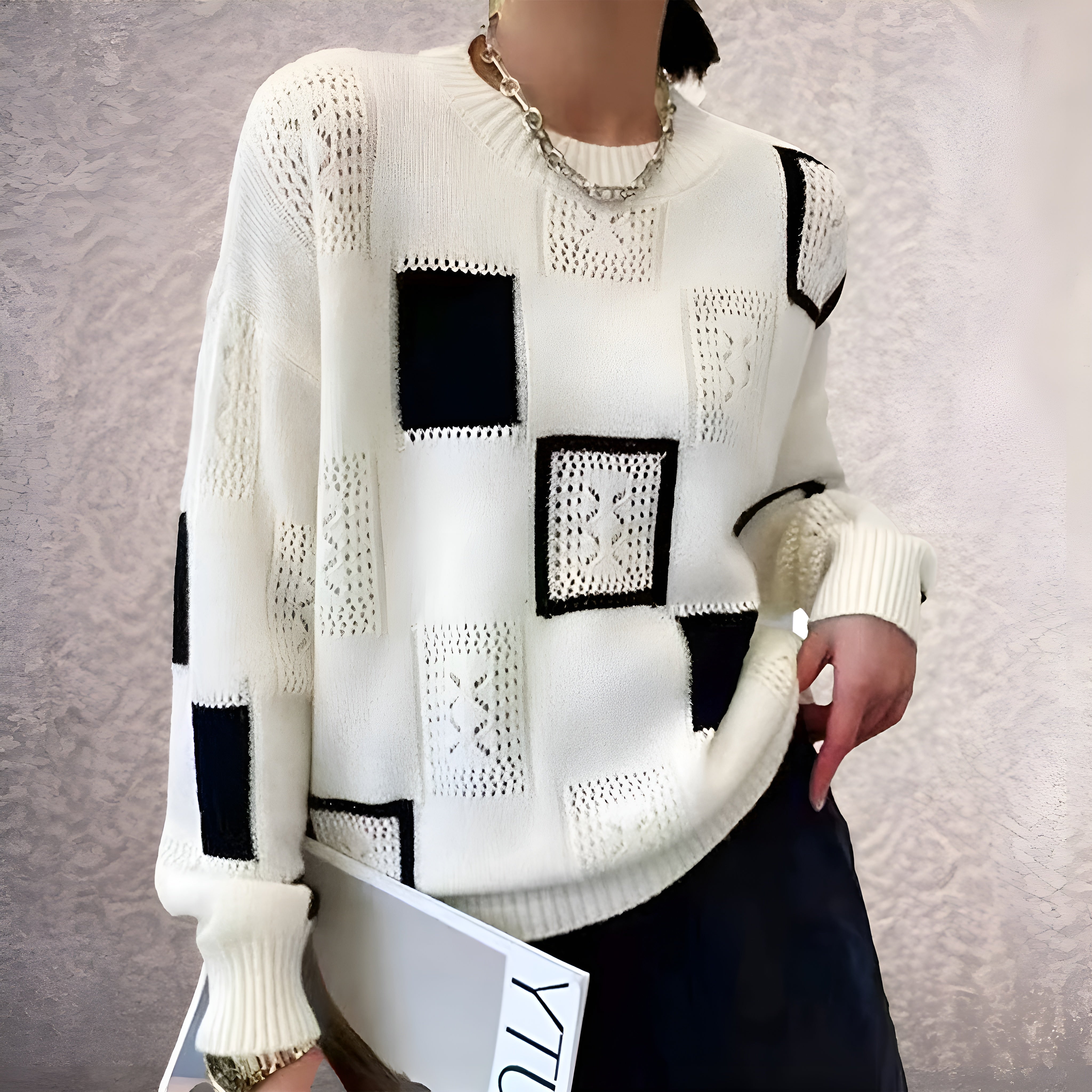 Modern Geometric Knit