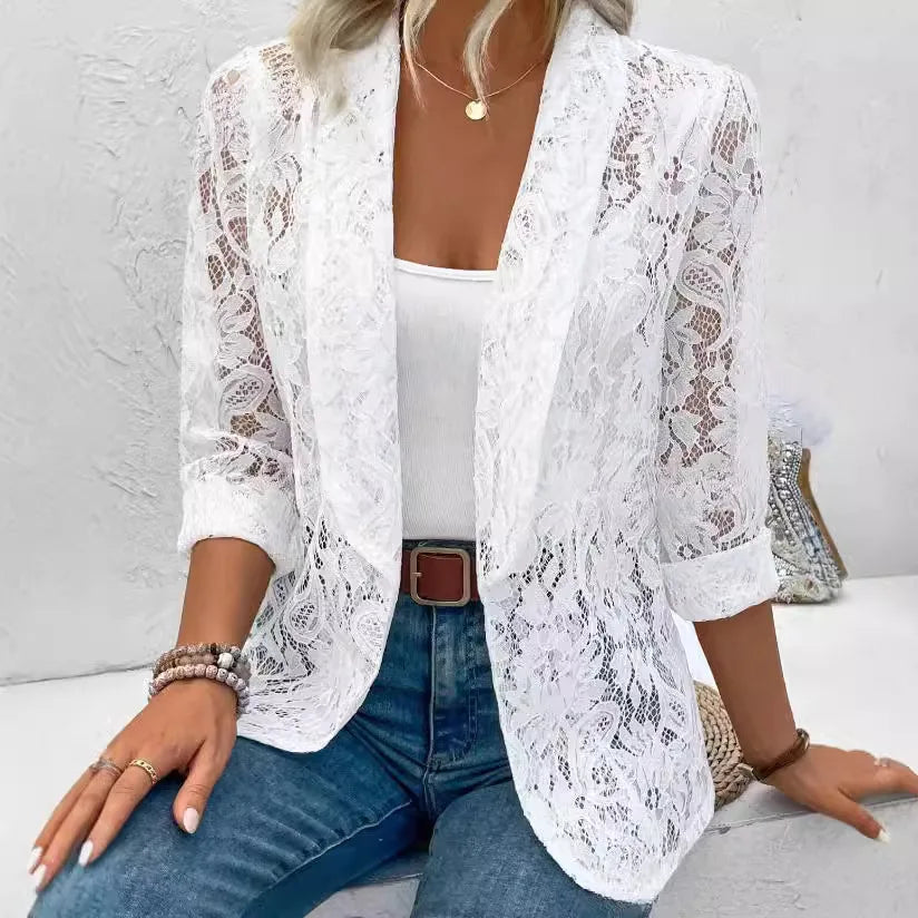 Elegant Lace Blazer