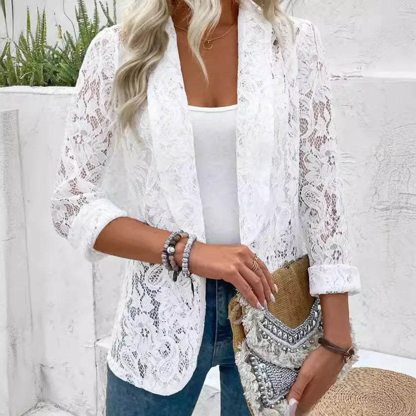 Elegant Lace Blazer