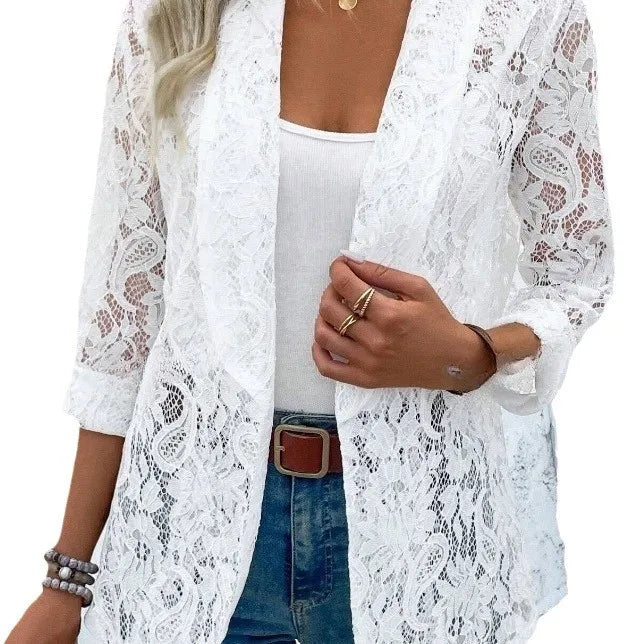 Elegant Lace Blazer