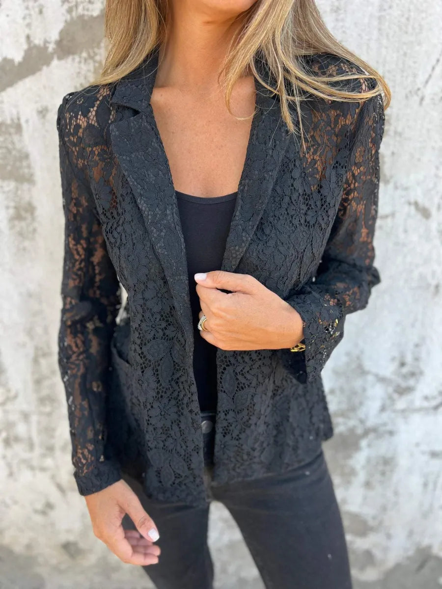 Elegant Lace Blazer