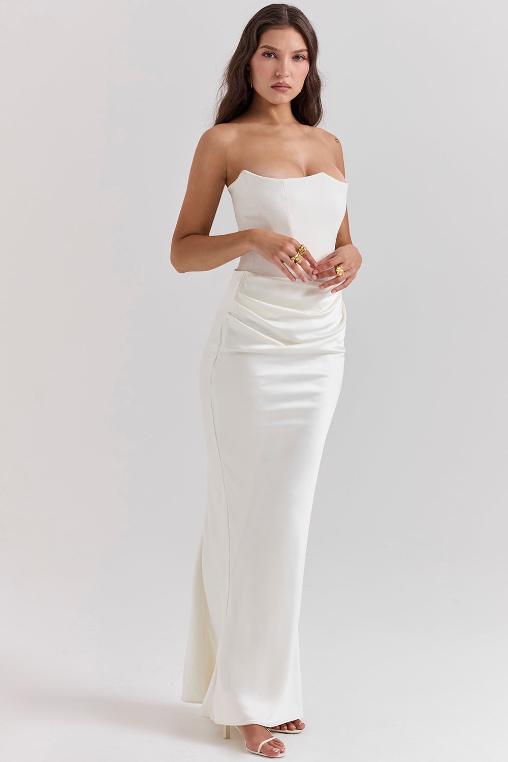 Elegant Corset Maxi Dress