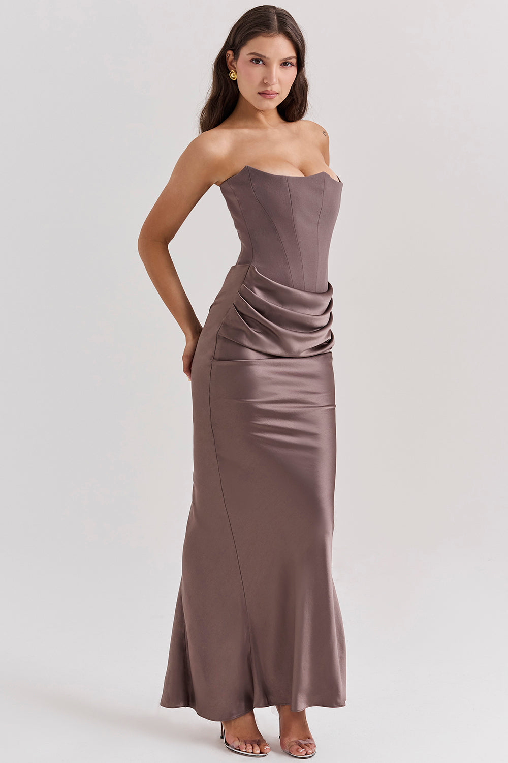 Elegant Corset Maxi Dress